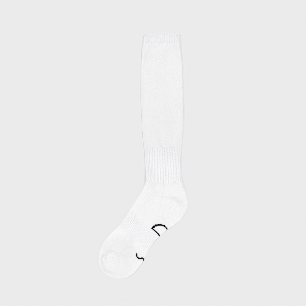 HIMAA knee high sole face smile white (80%)